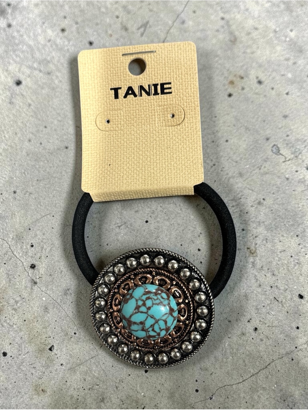 Turquoise Stone Decorative Hair Tie